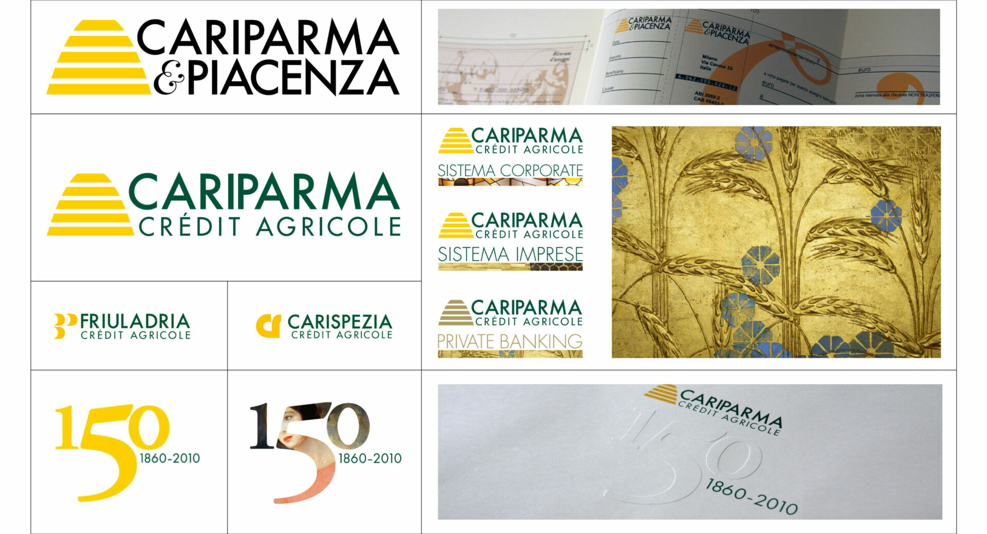 Logo Construction | Graphic Design | Branding | Cariparma | Mario Trimarchi Design | Fragile