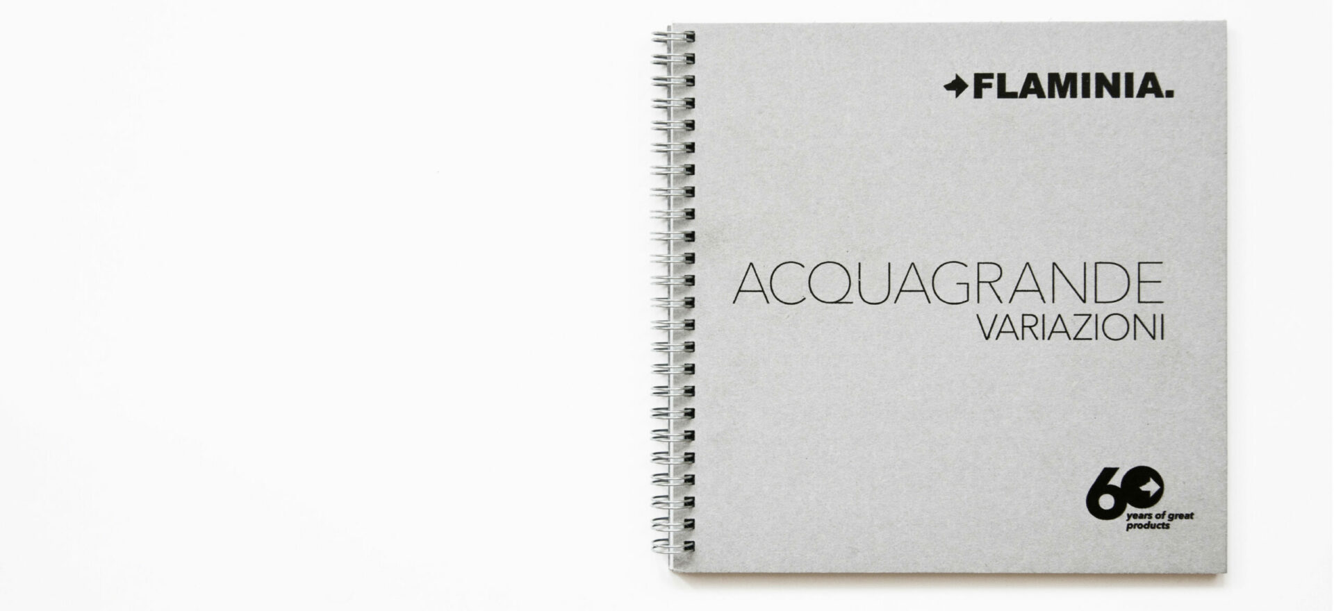 Aquagrande | Graphic Design | Catalogue | Ceramica Flaminia | Mario Trimarchi Design | Fragile