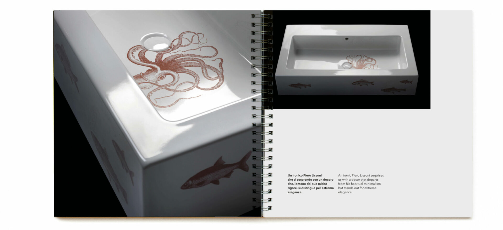 Aquagrande | Graphic Design | Catalogue | Ceramica Flaminia | Mario Trimarchi Design | Fragile