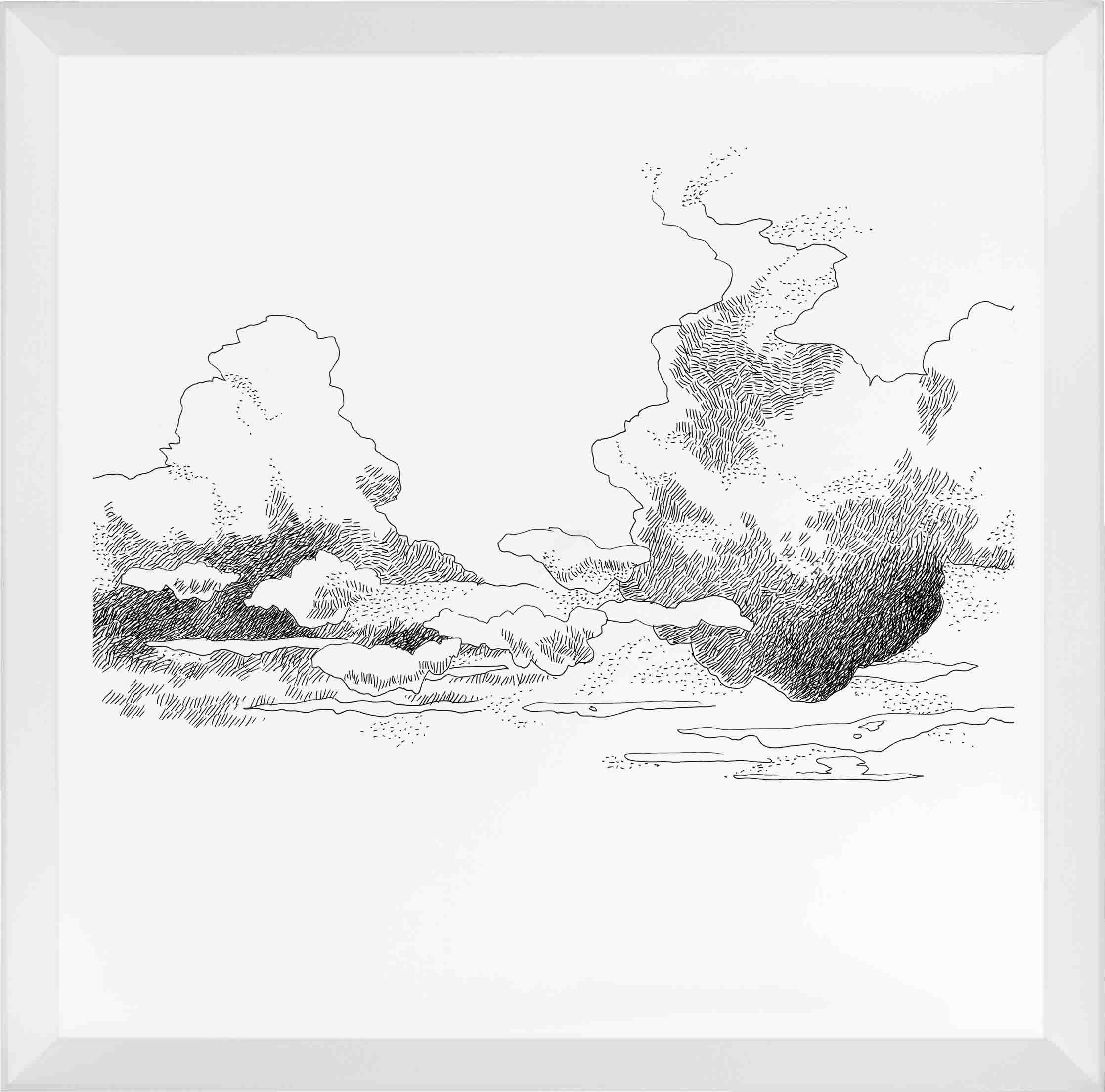 Drawings-Nuvole come Preghiere-Cielo lieve-Mario-Trimarchi-Design-cornice