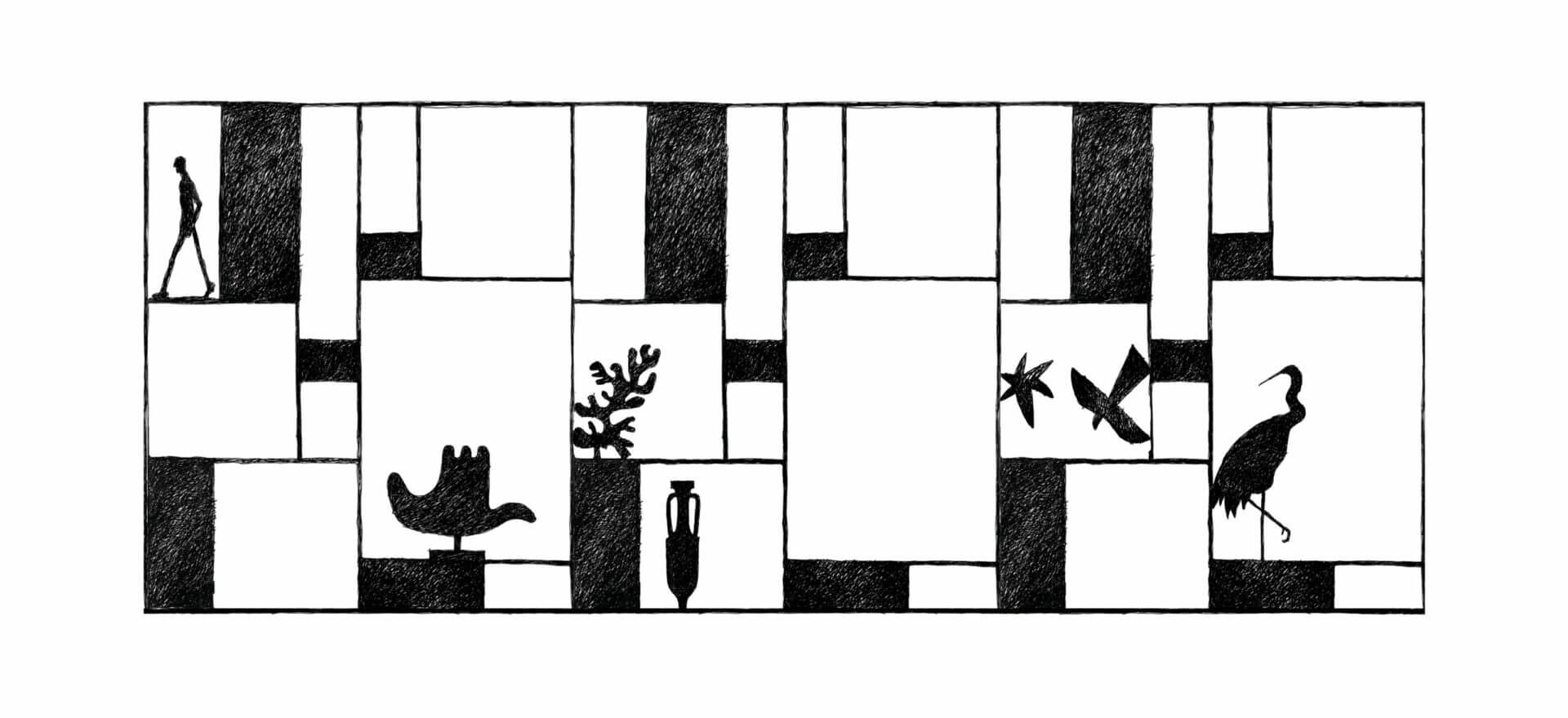 Mario-Trimarchi-Design-Heavens-Door-Drawing-Ink-On-Paper-Artwork-2026