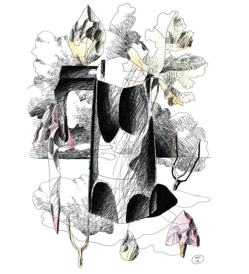 Mario-Trimarchi-Design-Ossidiana-Drawing-Ink-On-Paper-Artwork-02-2026