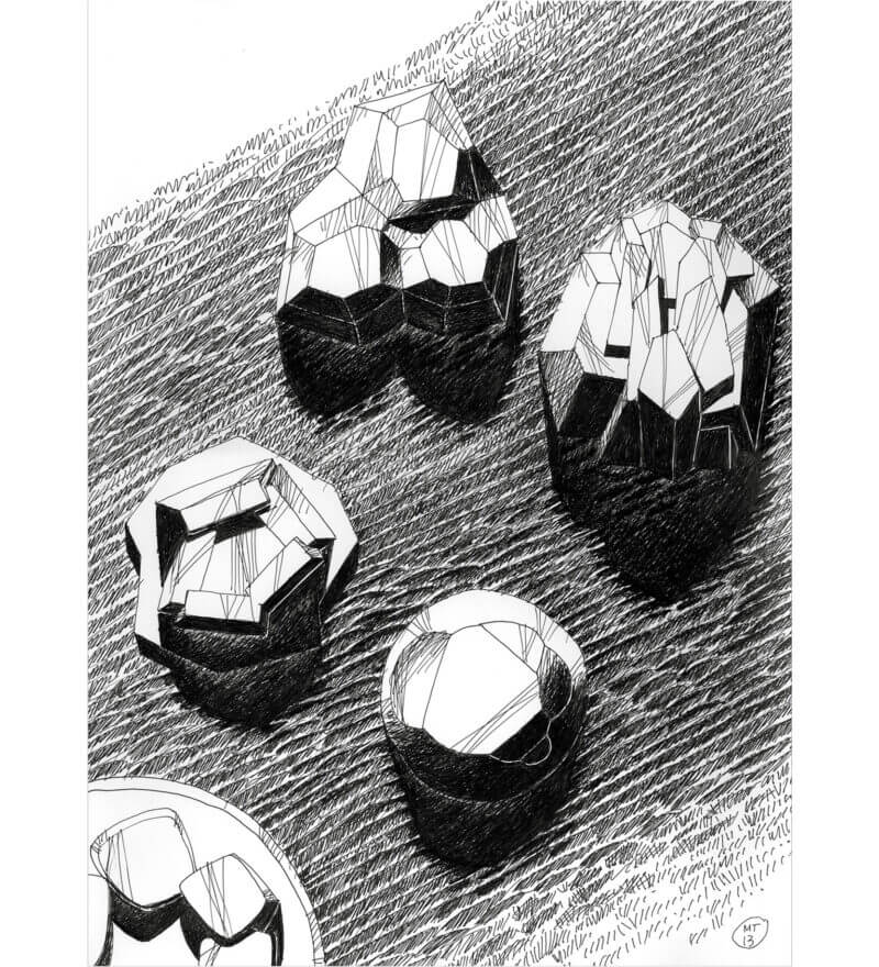 Mario-Trimarchi-Design-Tempo-Della-Festa-Drawing-Ink-On-Paper-Artwork-03-2026