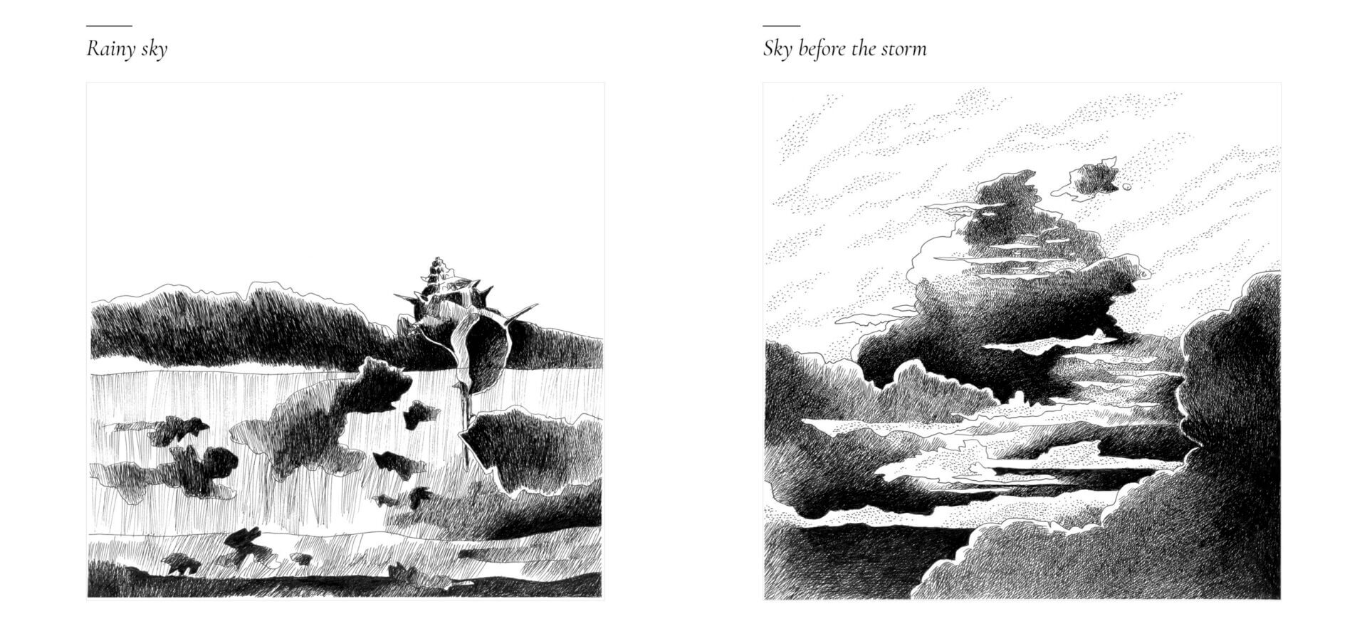 Nuvole Come Preghiere drawings
