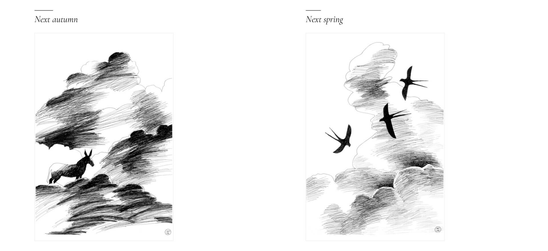 Nuvole Come Preghiere drawings