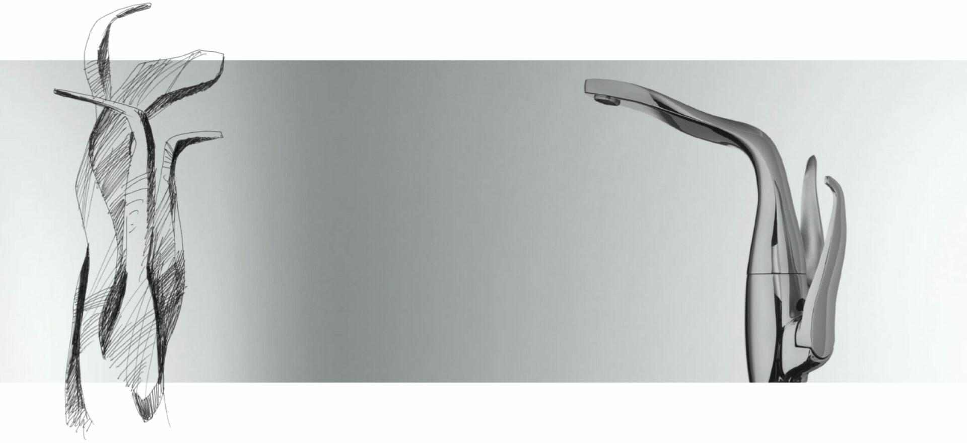 Swan-Alessi-Hansa-Mario-Trimarchi-Design-kitchen-faucet-gradient-drawing-2026 Swan-Alessi-Hansa-Mario-Trimarchi-Design-kitchen-faucet-gradient-drawing-2026